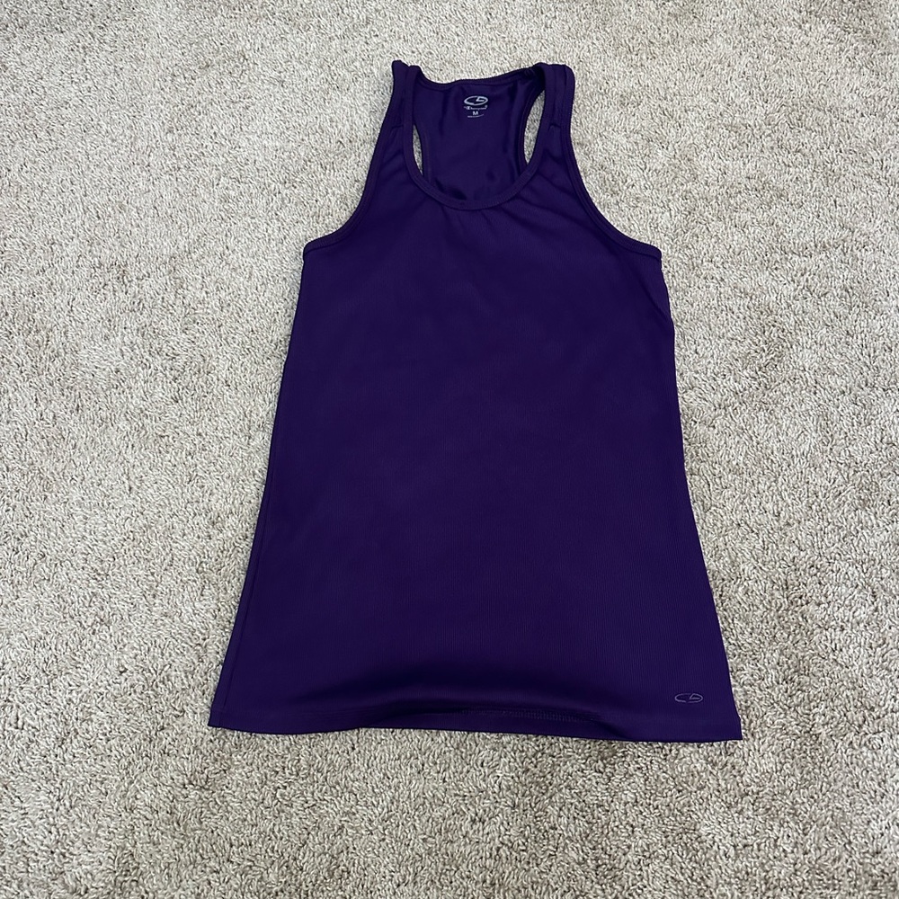 Purple champion tank top